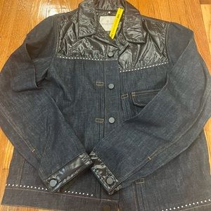 Womens Moncler Grenoble Denim Jacket